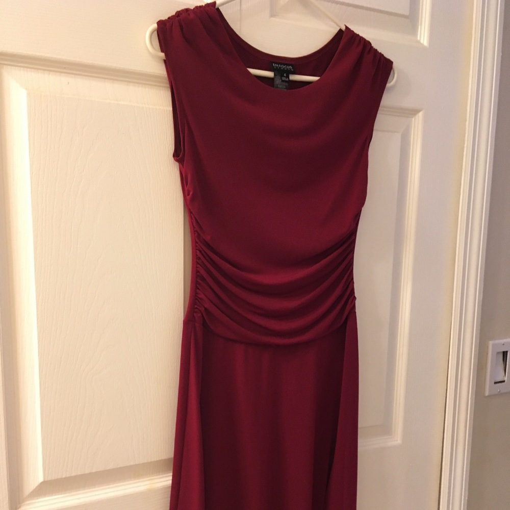 Enfocus maroon dress